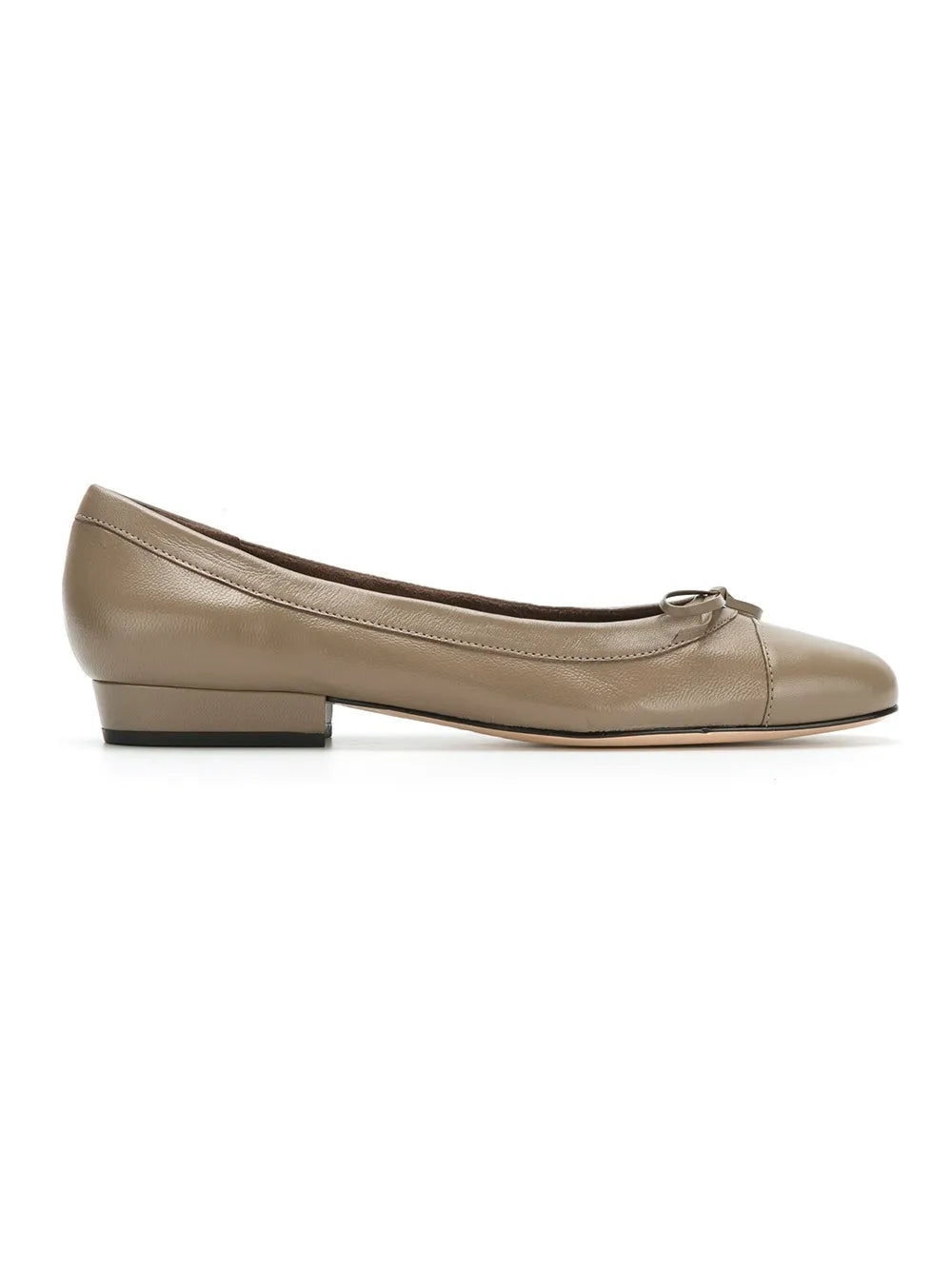 Sarah Chofakian Martina leather ballerina shoes