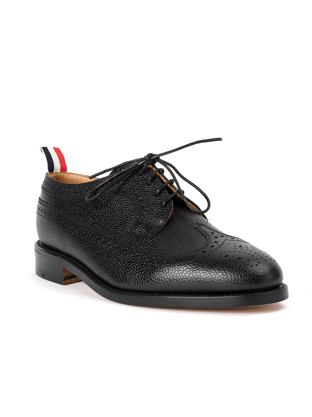 Thom Browne grain-textured leather oxfords