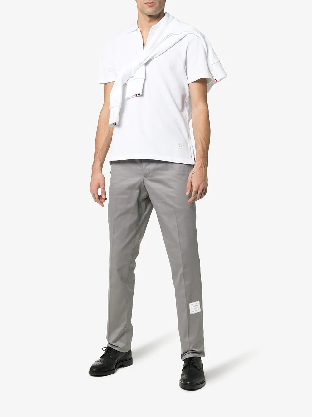 Thom Browne Longwing round-toe brogues