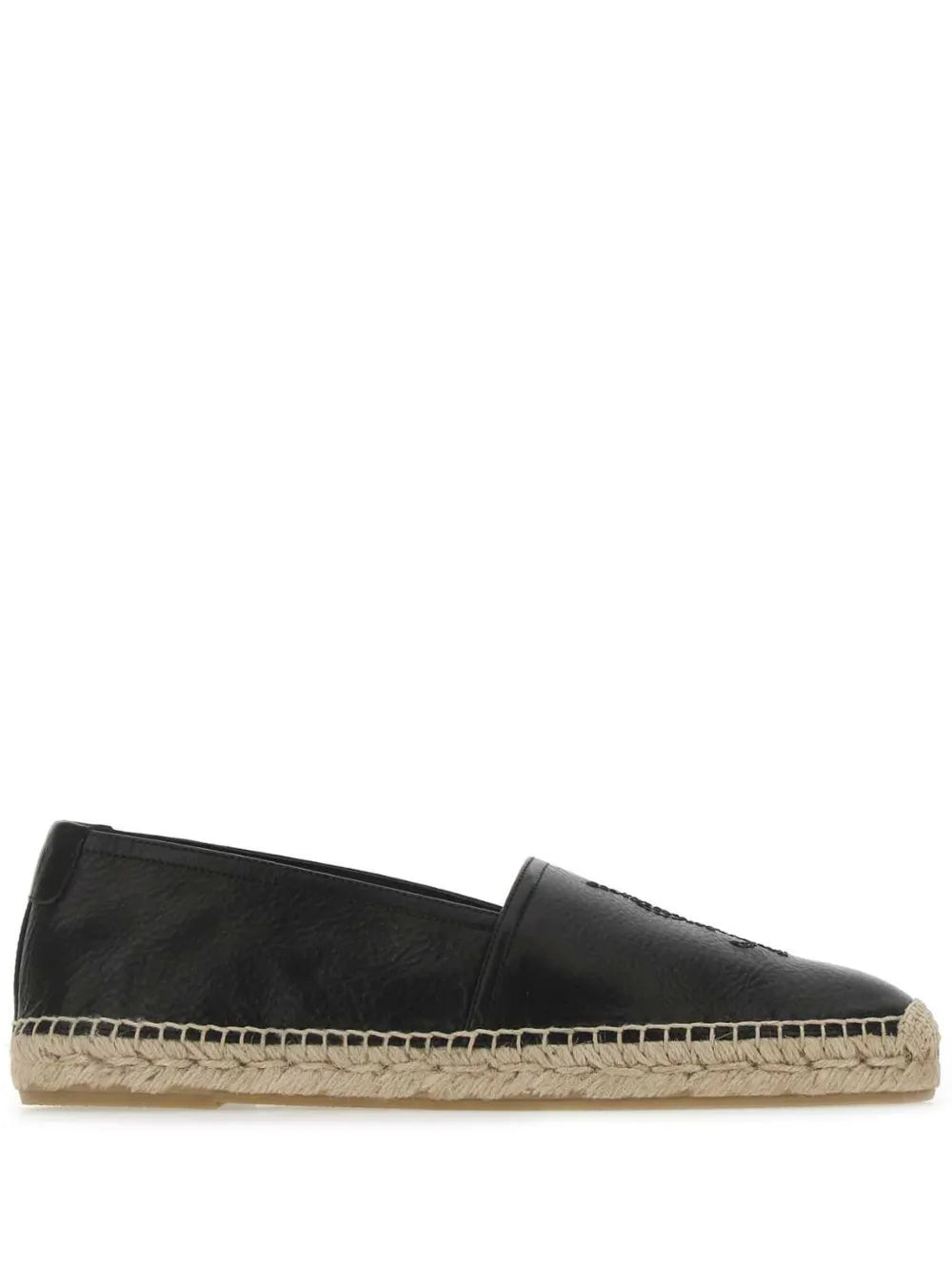 Saint Laurent embroidered monogram espadrilles