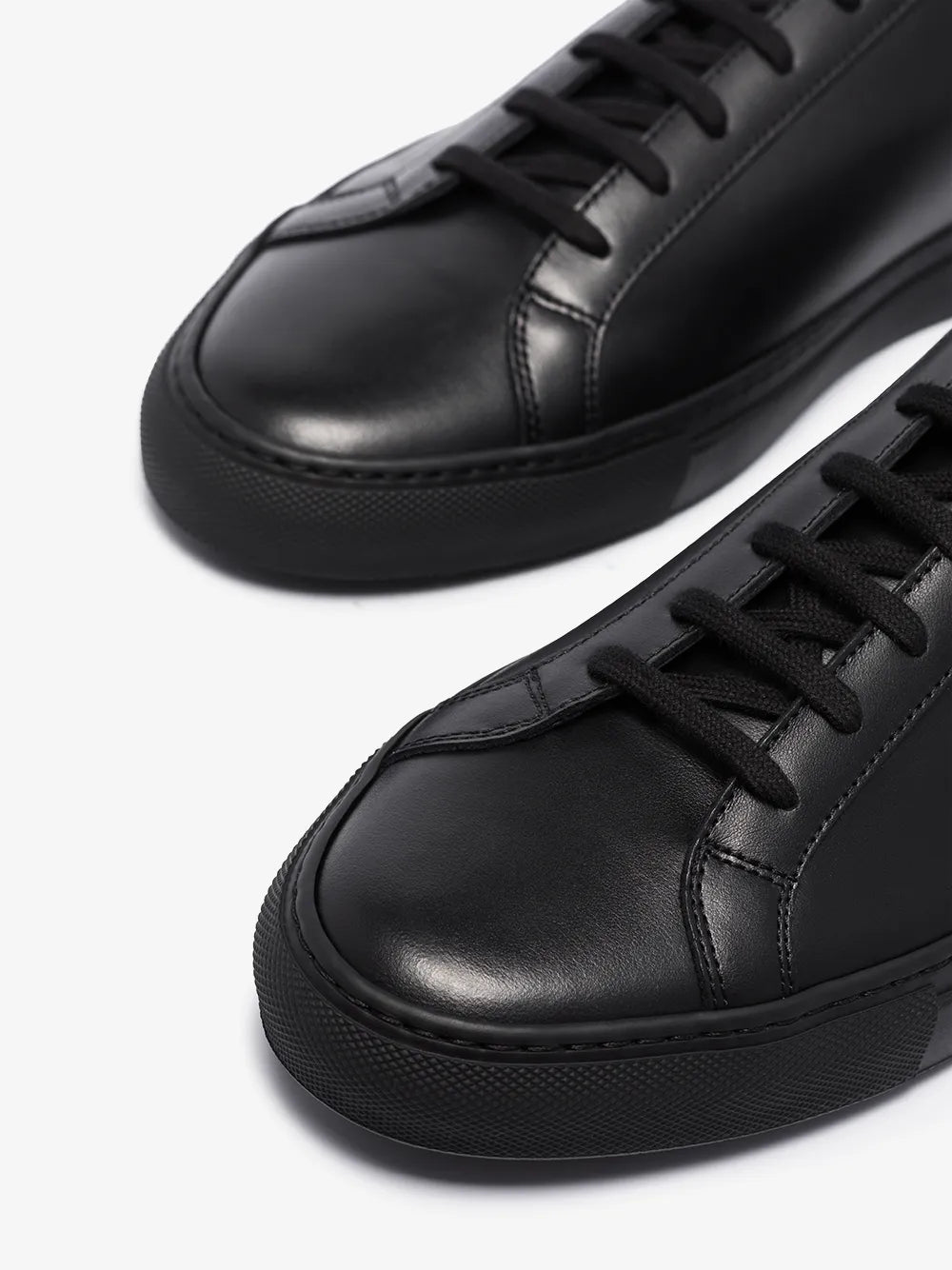 Common Projects black Achilles leather low-top sneakers