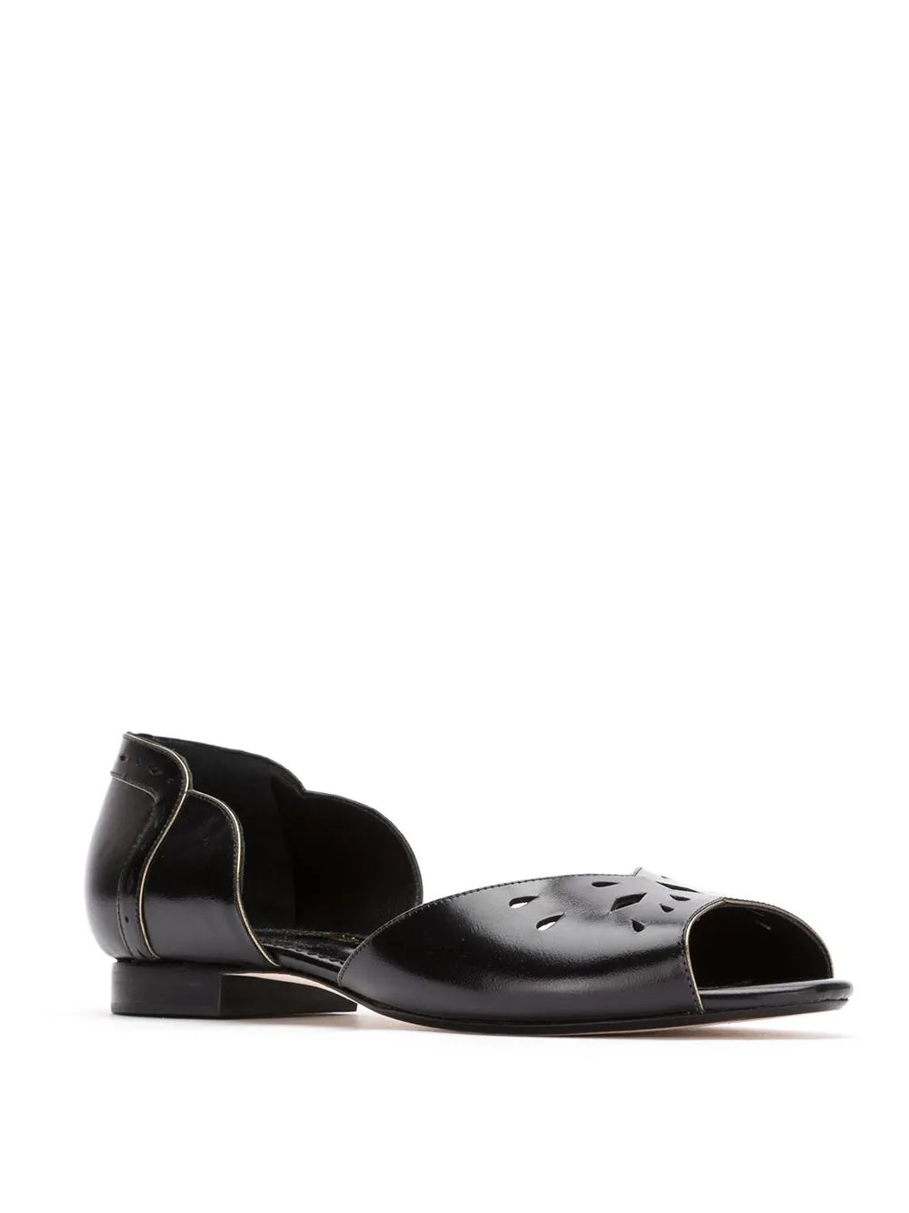Sarah Chofakian leather ballerinas