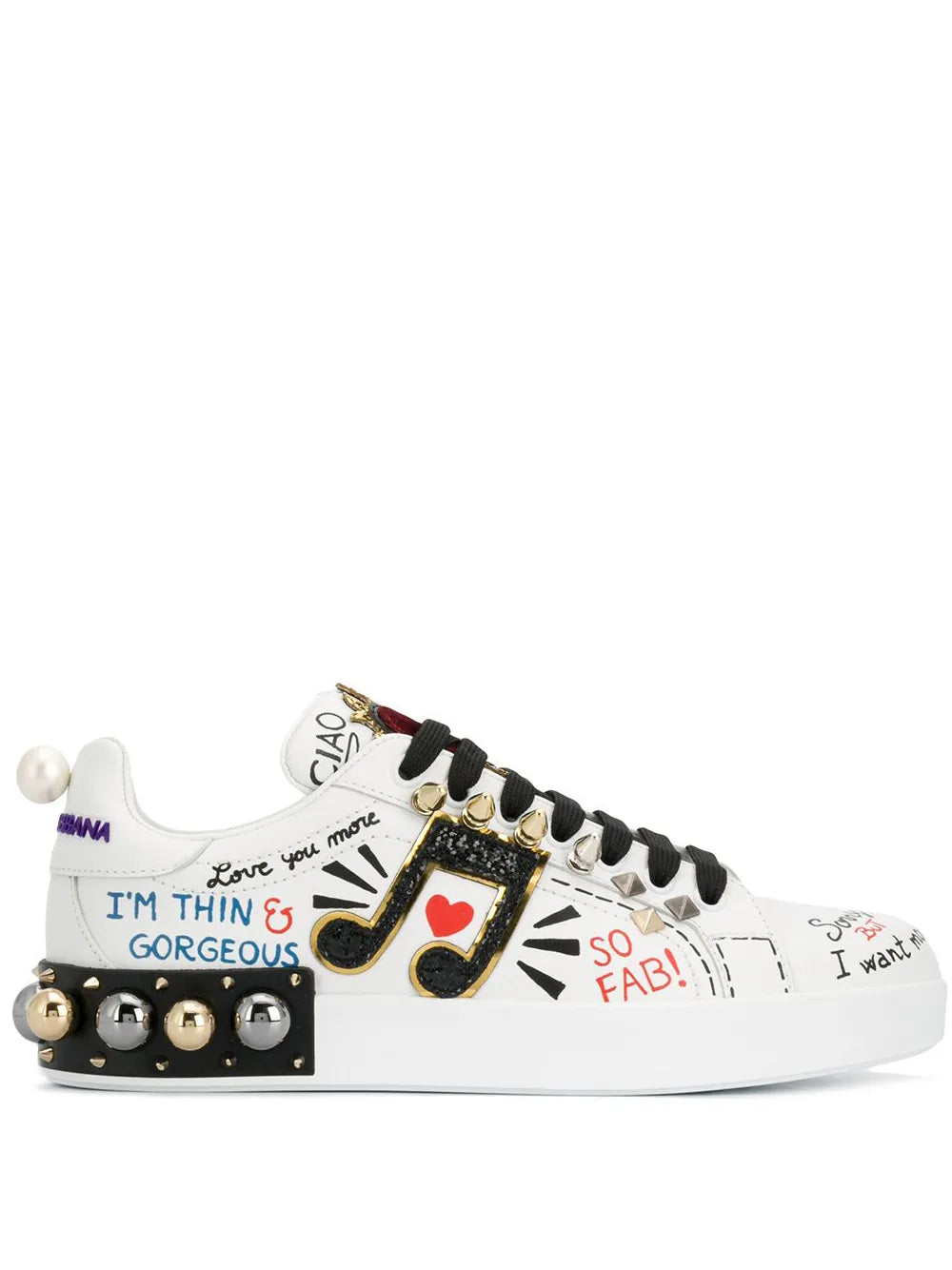 Dolce & Gabbana Portofino appliqué sneakers