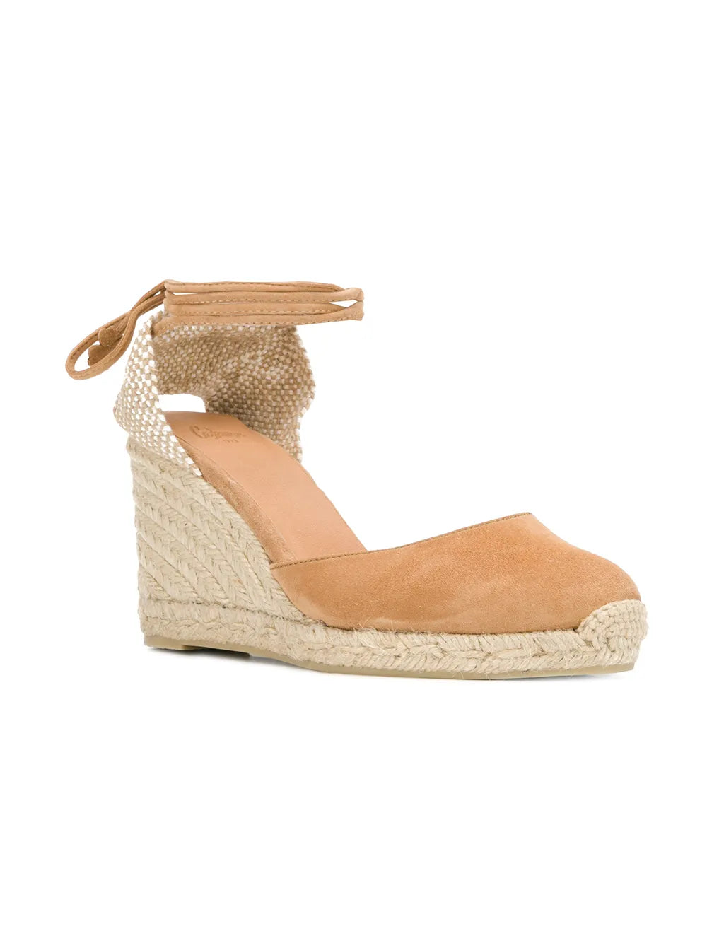 Castañer 95mm Carina suede espadrilles