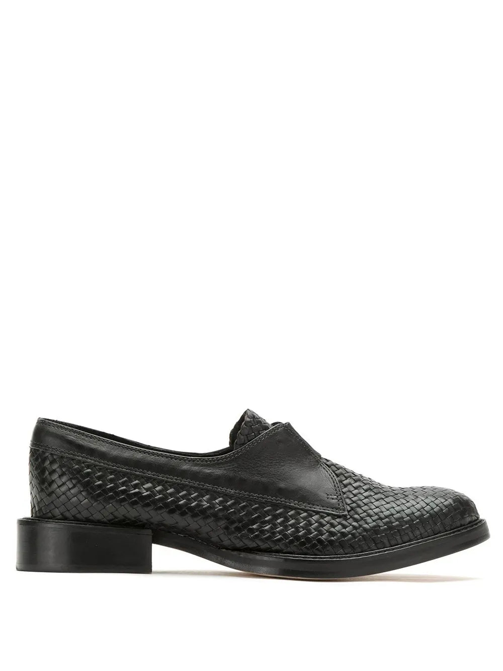 Sarah Chofakian woven-effect loafers