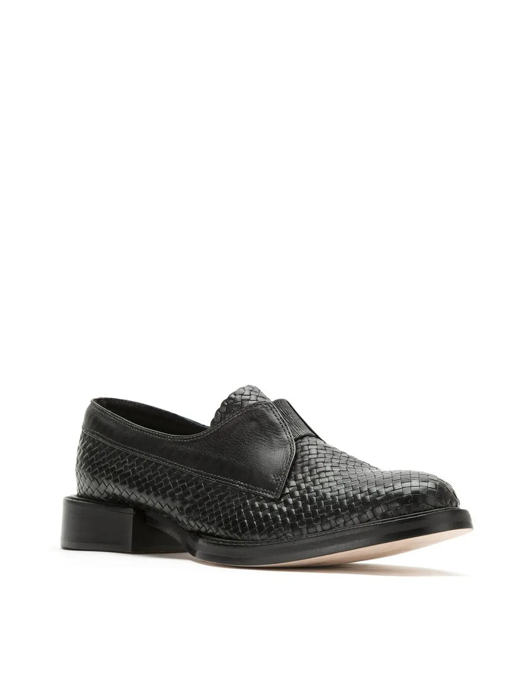 Sarah Chofakian woven-effect loafers