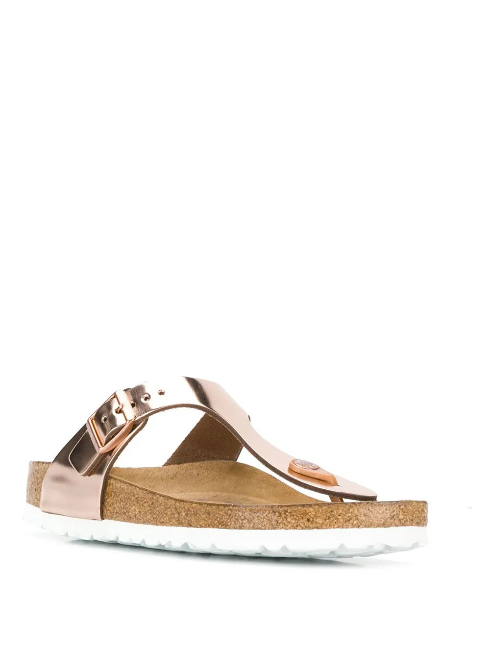 Birkenstock metallic thong strap sandals