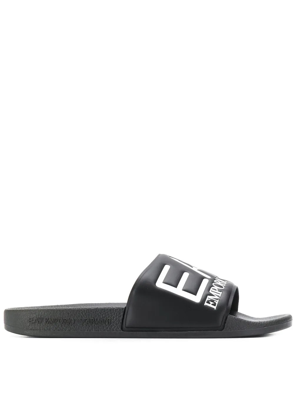 Ea7 Emporio Armani logo-embossed slides