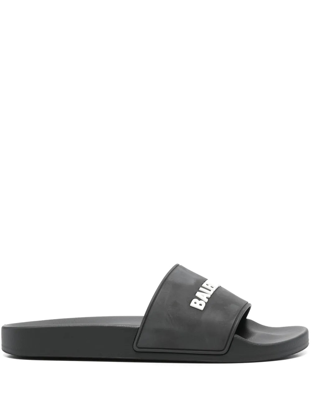 Balenciaga logo-embossed pool slides