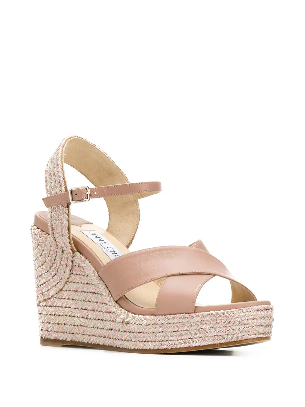 Jimmy Choo Dellena 100mm wedge espadrilles