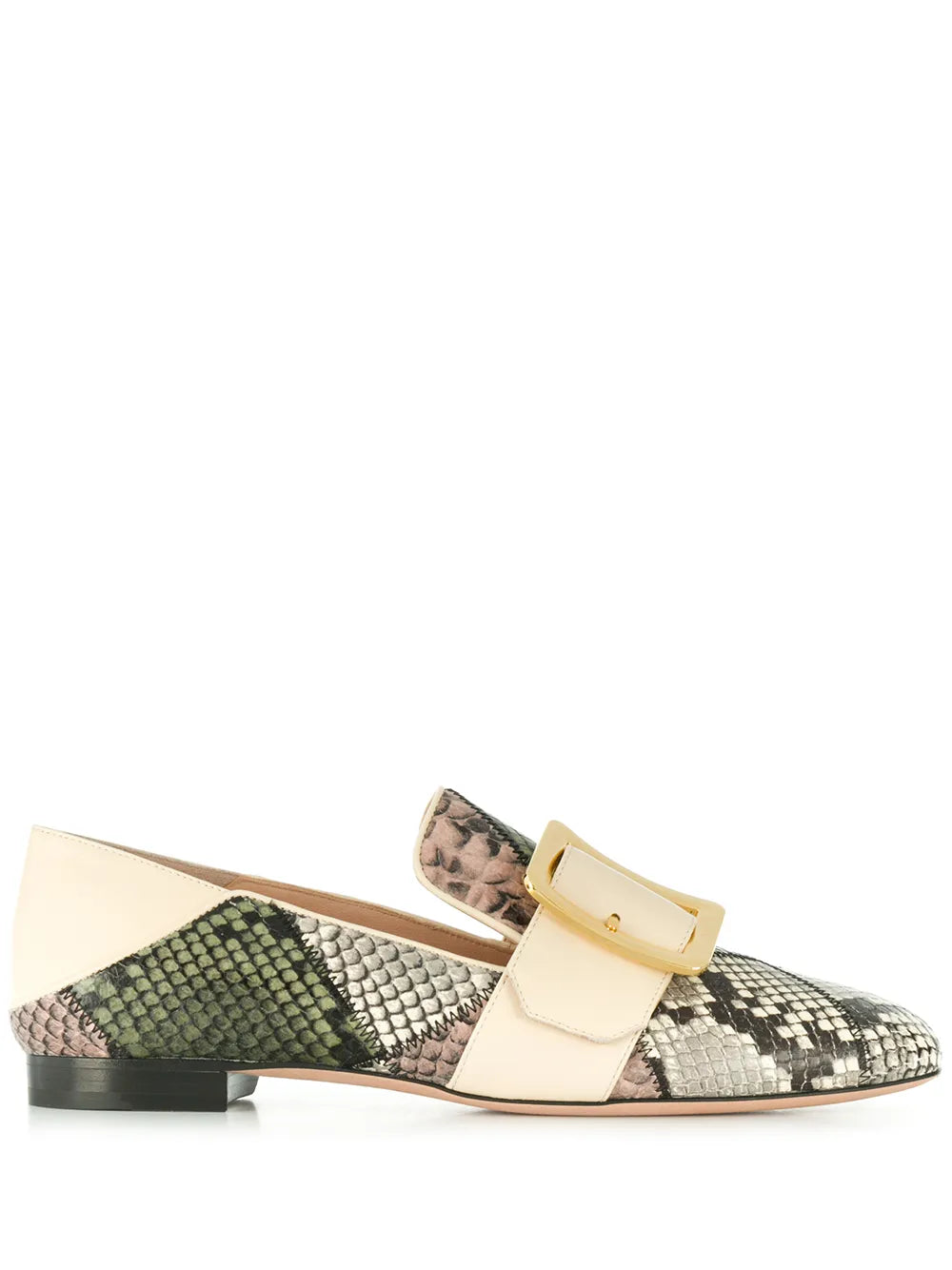 Bally patchwork loafers