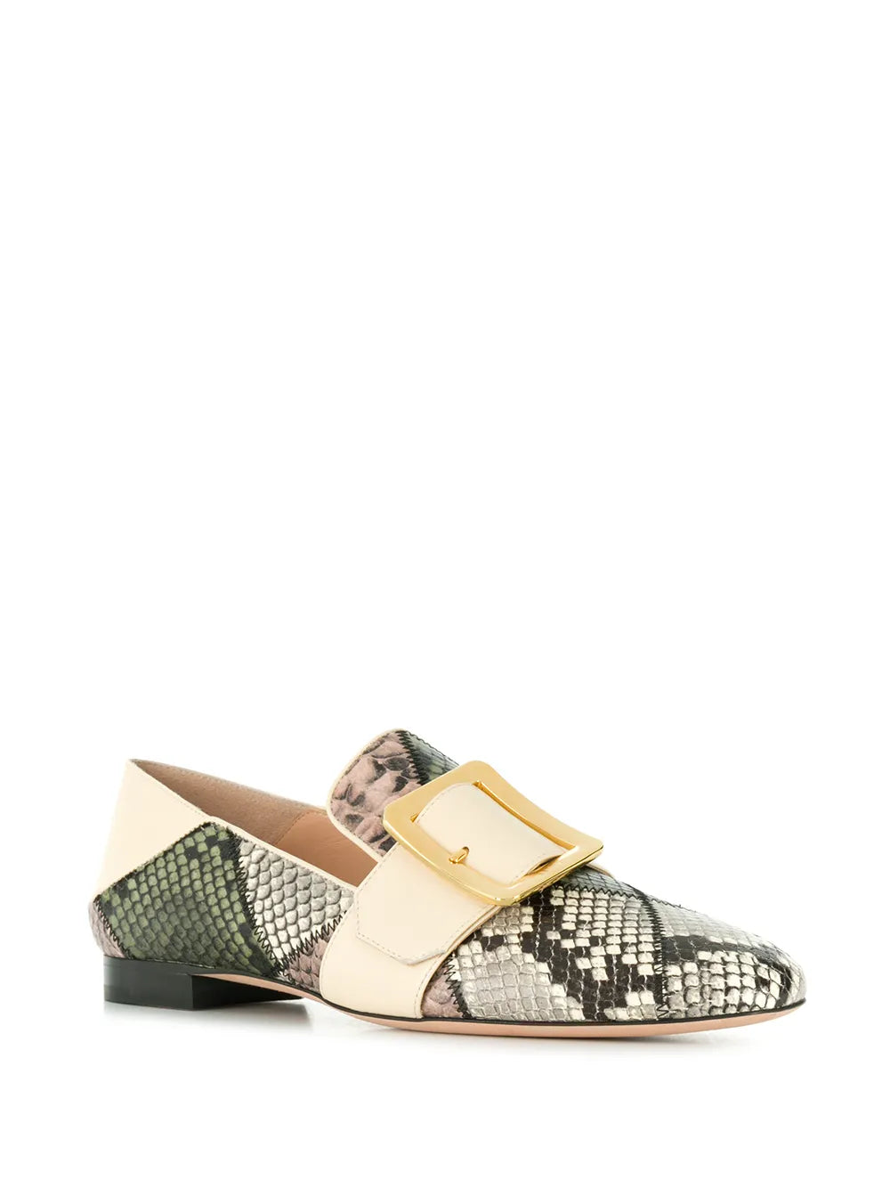 Bally patchwork loafers