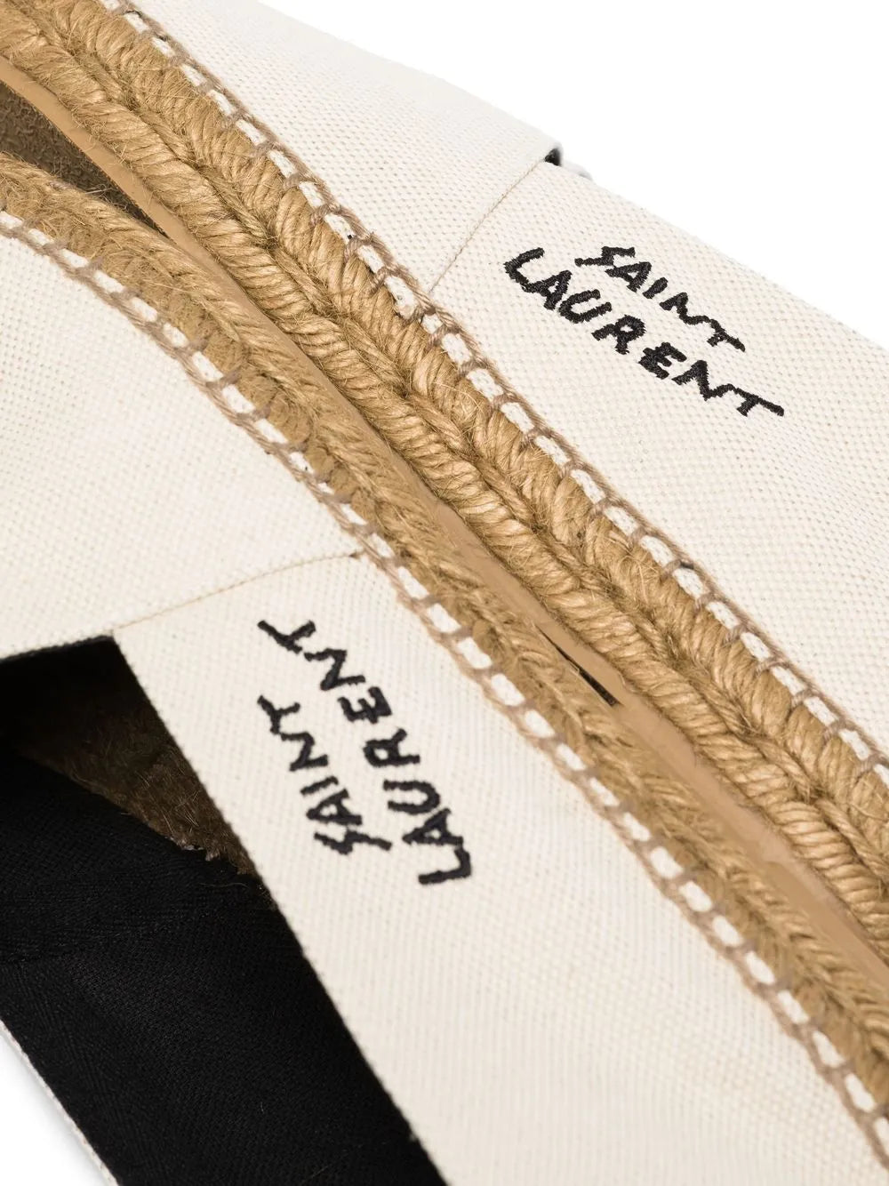 Saint Laurent logo-embroidered espadrilles
