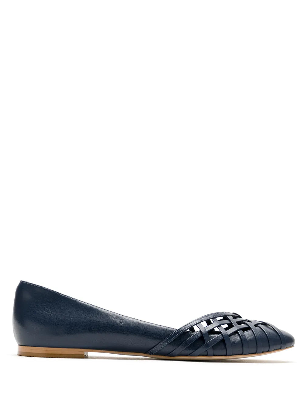 Sarah Chofakian Victoria leather flat ballerinas