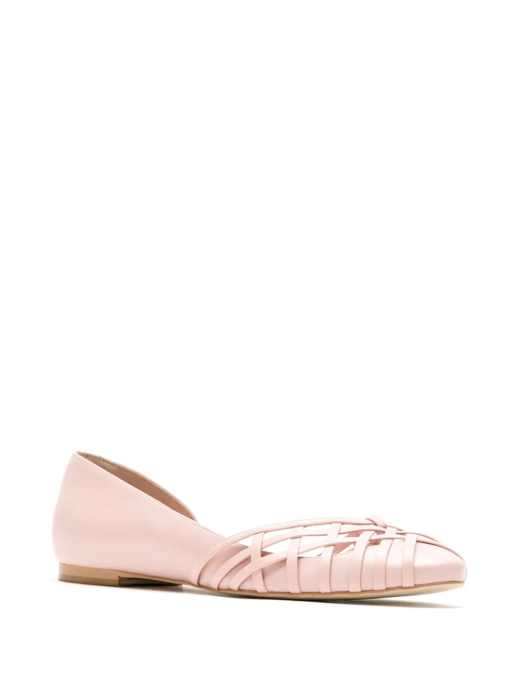 Sarah Chofakian Victoria leather ballerina shoes