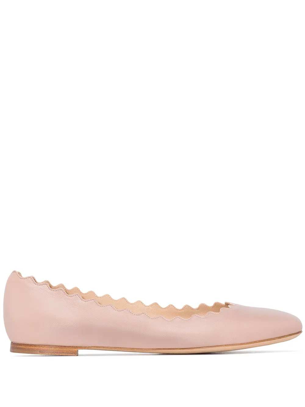 Chloé Lauren leather ballerina shoes