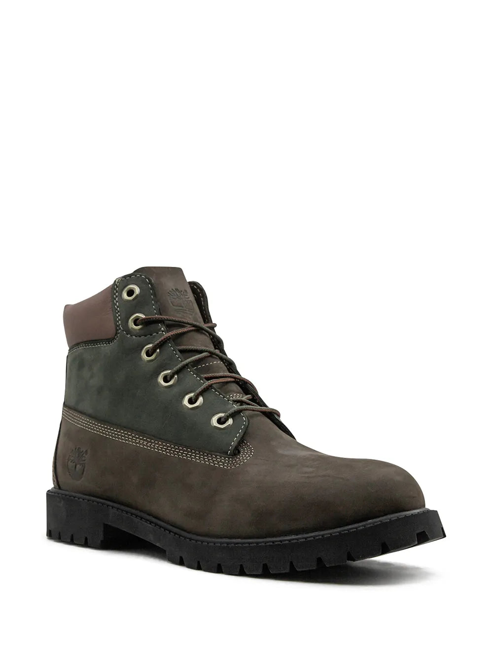 Timberland 6 Inch Premium "Dark Brown/Green" boots