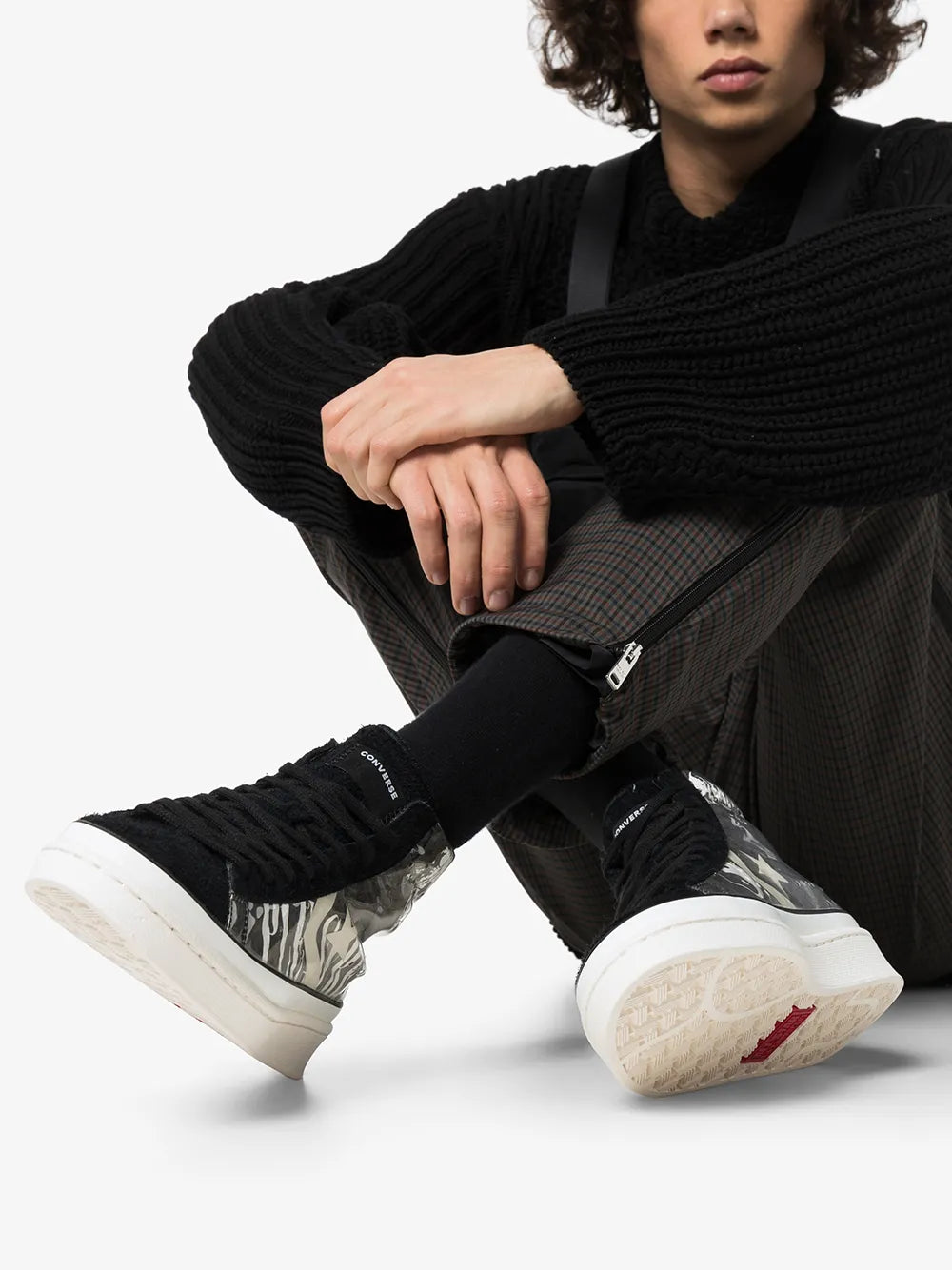 Converse x Pleasures Pro Leather Mid sneakers