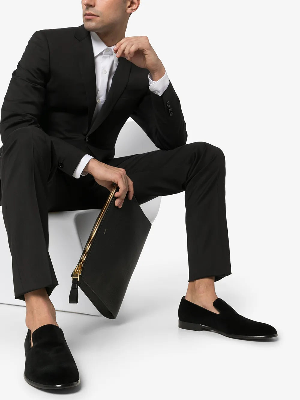 Dolce & Gabbana classic velvet slippers