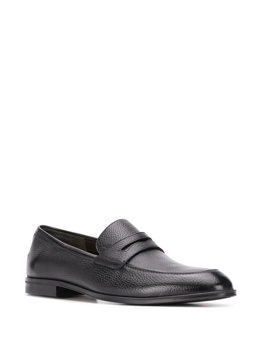 Bally Webb grained-effect penny loafers