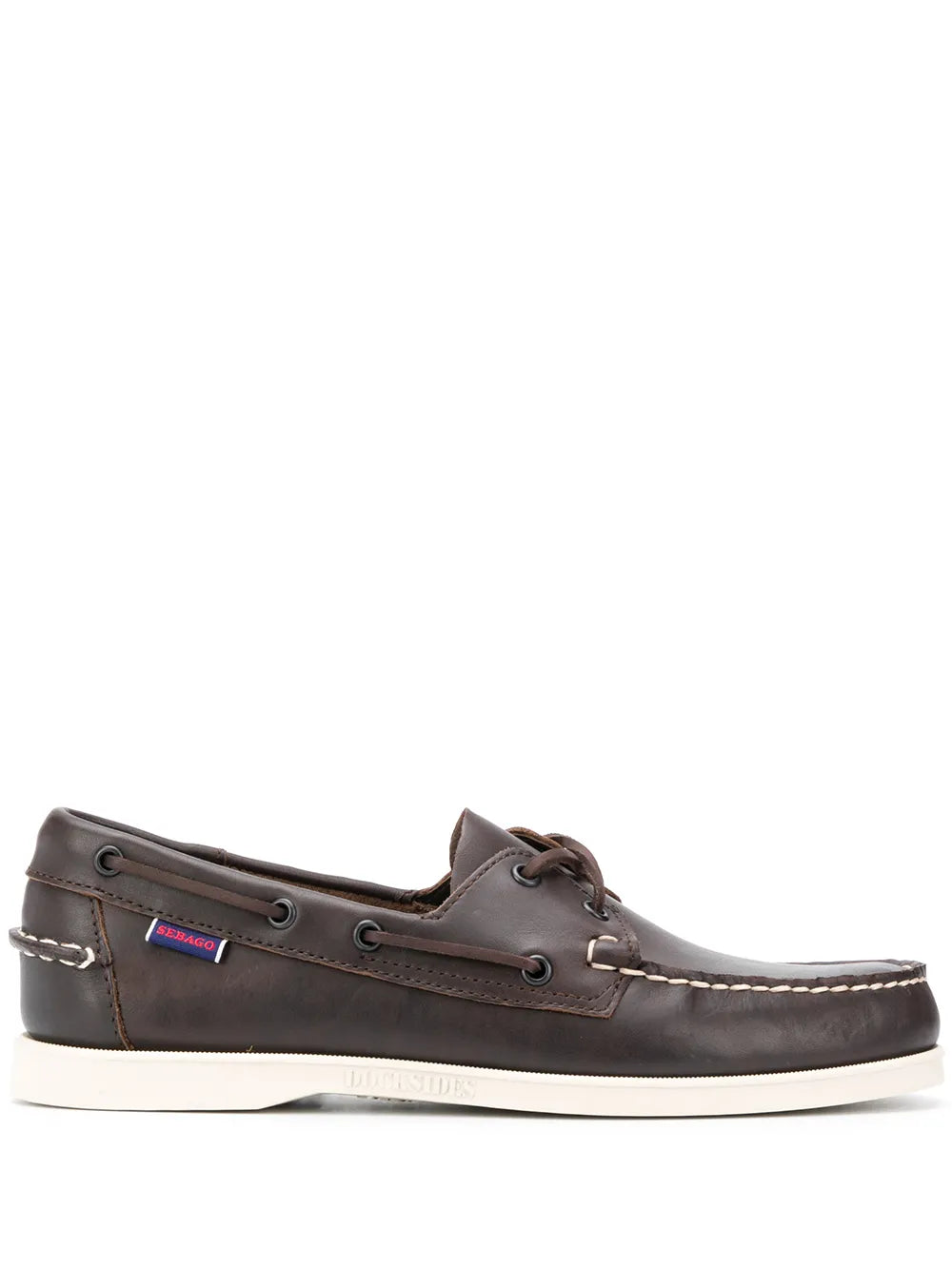 Sebago lace-detail boat shoes