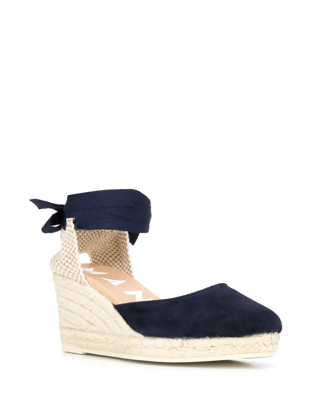 Manebi lace-up wedge espadrilles