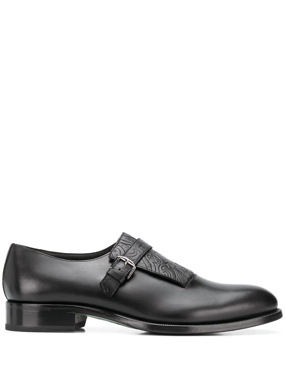 ETRO glossed monk shoes