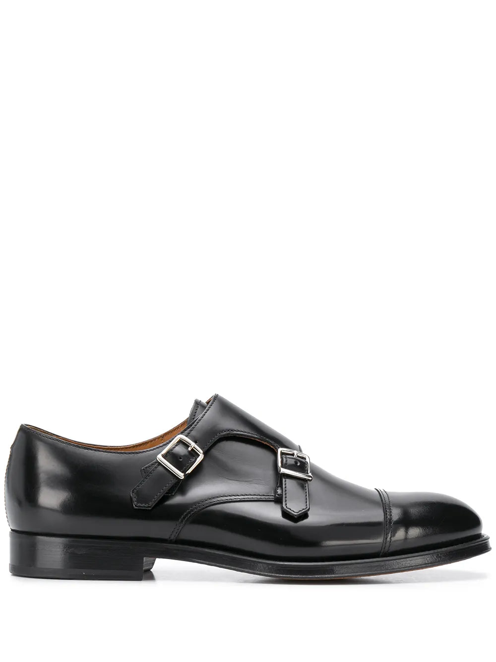 Doucal's leather monk shoes