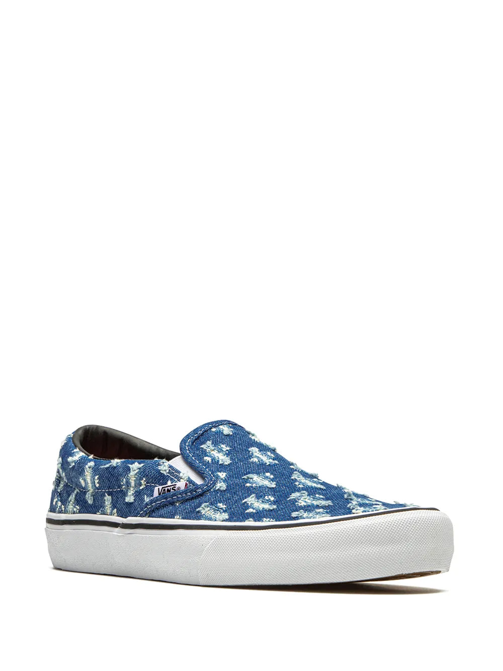 Vans x Supreme Slip-On Pro "Blue Hole Punch Denim" sneakers