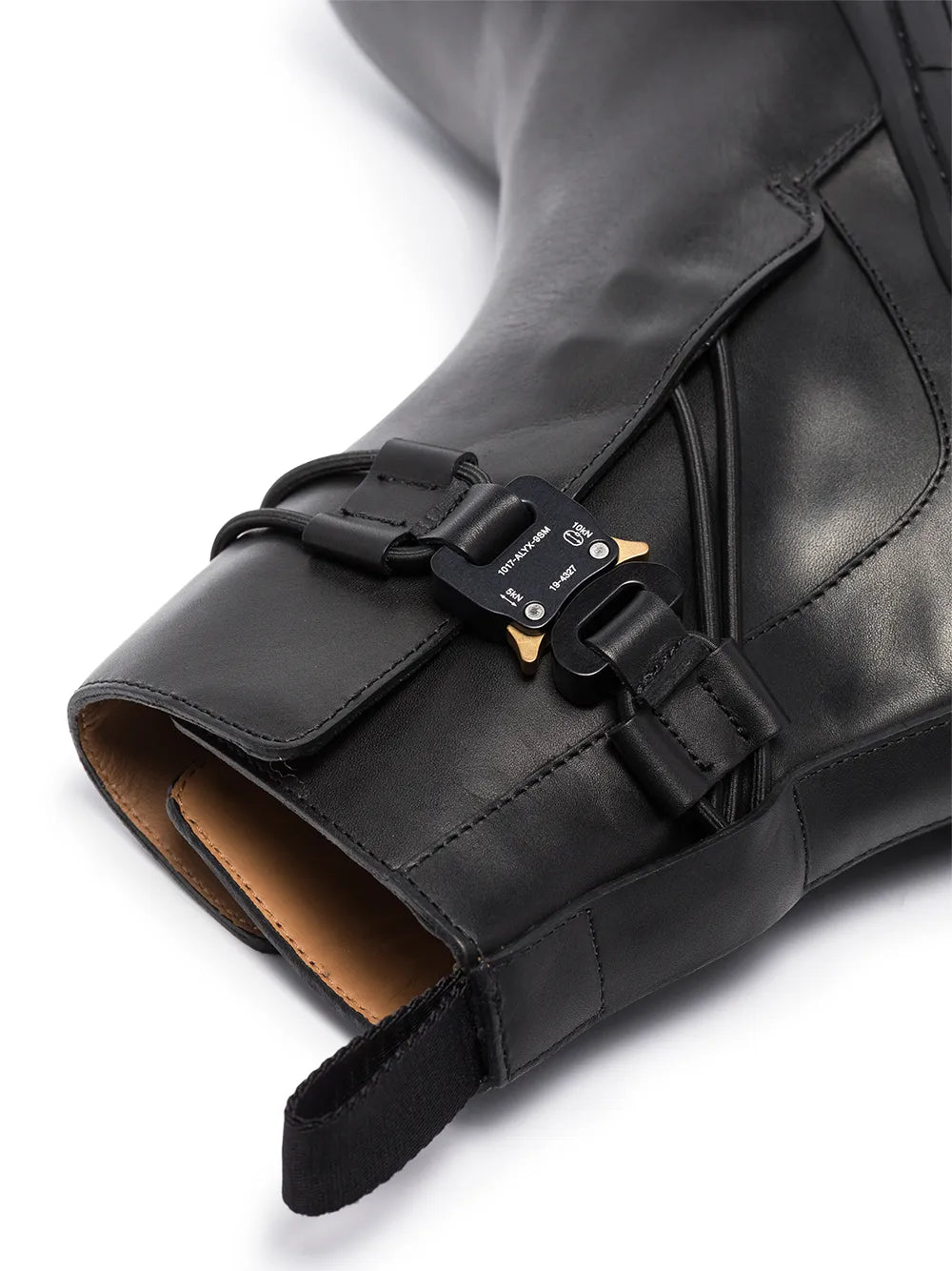 1017 ALYX 9SM buckle leather ankle boots