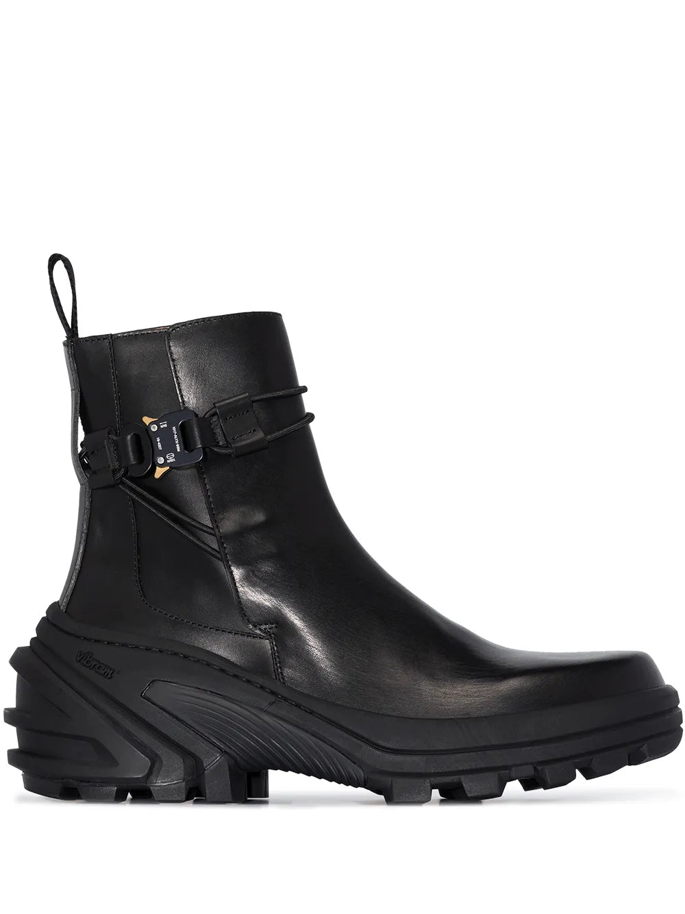 1017 ALYX 9SM buckle leather ankle boots