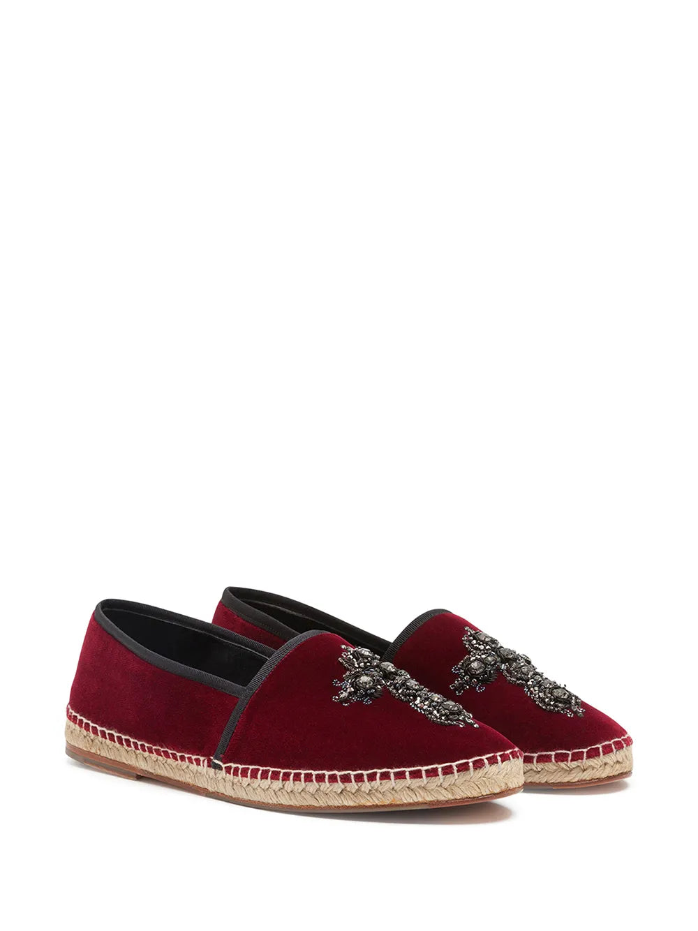 Dolce & Gabbana cross embellished espadrilles