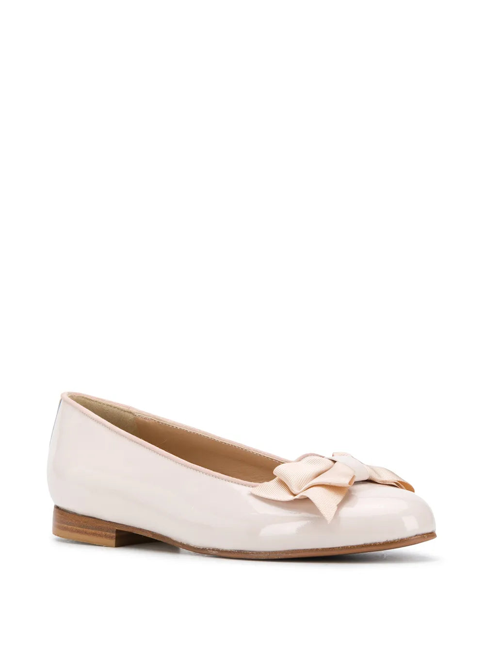 Scarosso Cloe patent leather ballerina shoes