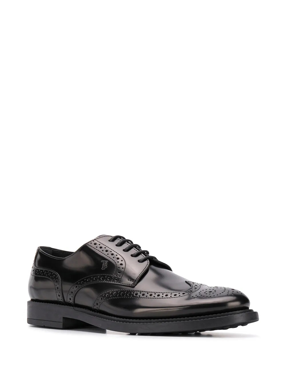 Tod's lace-up high-shine brogues