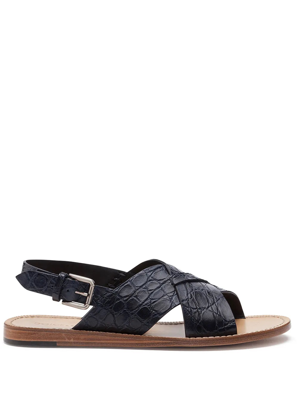 Dolce & Gabbana crossover-strap leather sandals