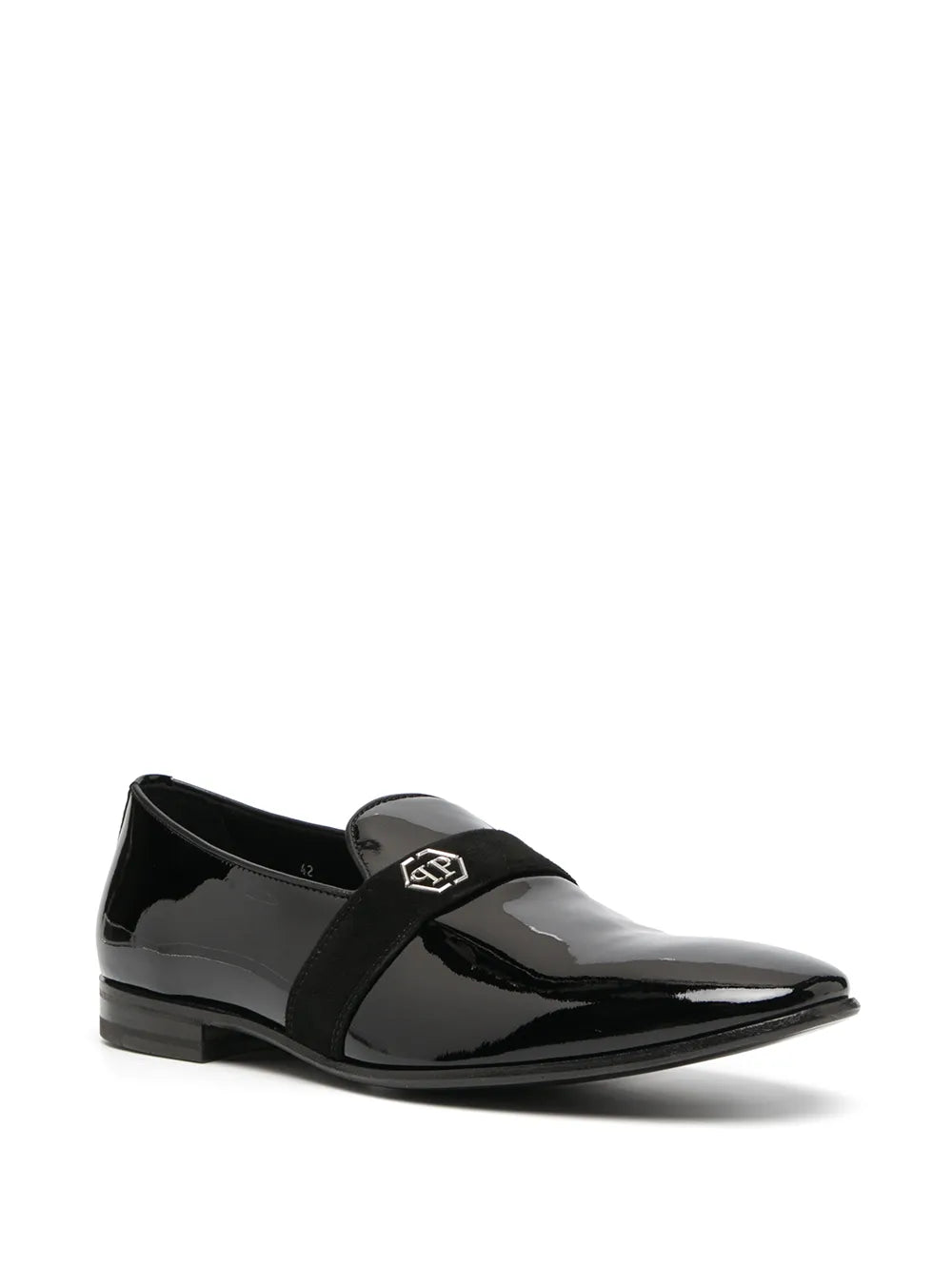 Philipp Plein Hexagon plaque loafers