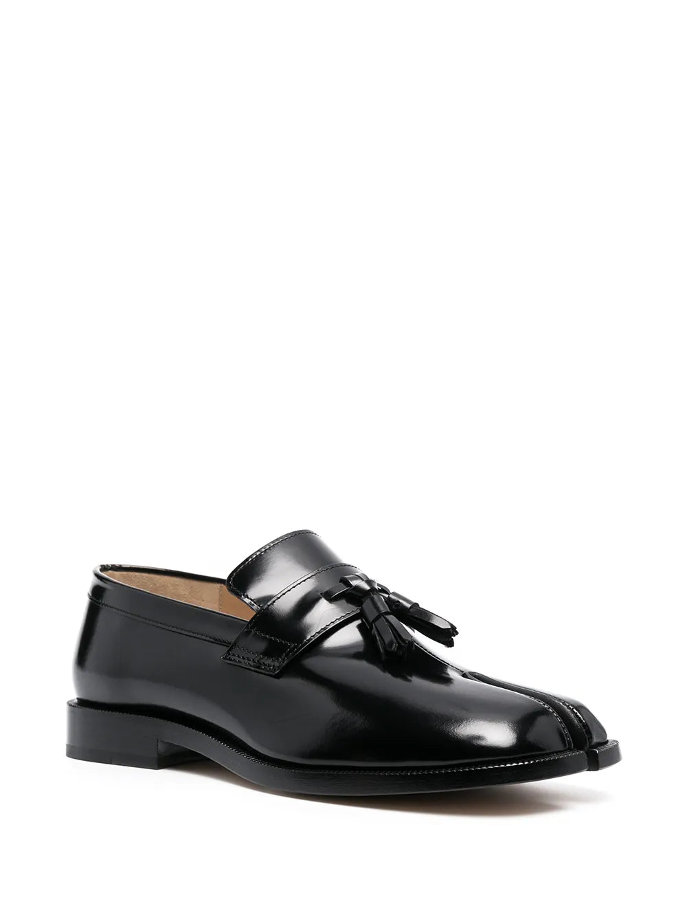 Maison Margiela Tabi tassel-detail leather loafers