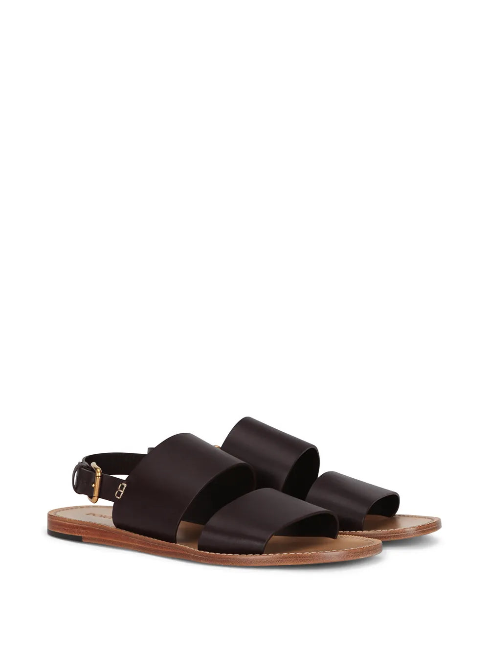 Dolce & Gabbana double-strap leather sandals