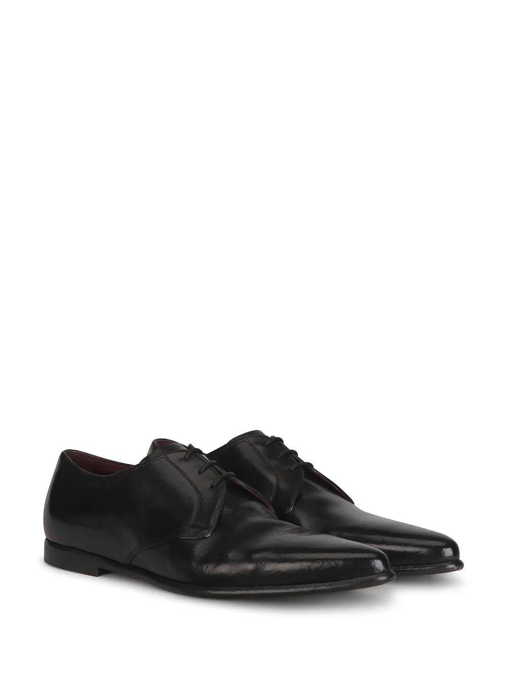 Dolce & Gabbana calf leather pointed Derby shoes