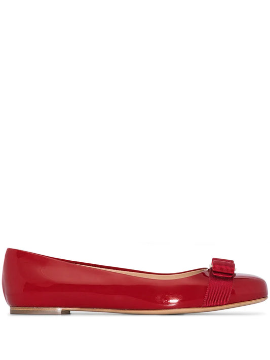 Ferragamo Vara bow ballerina shoes