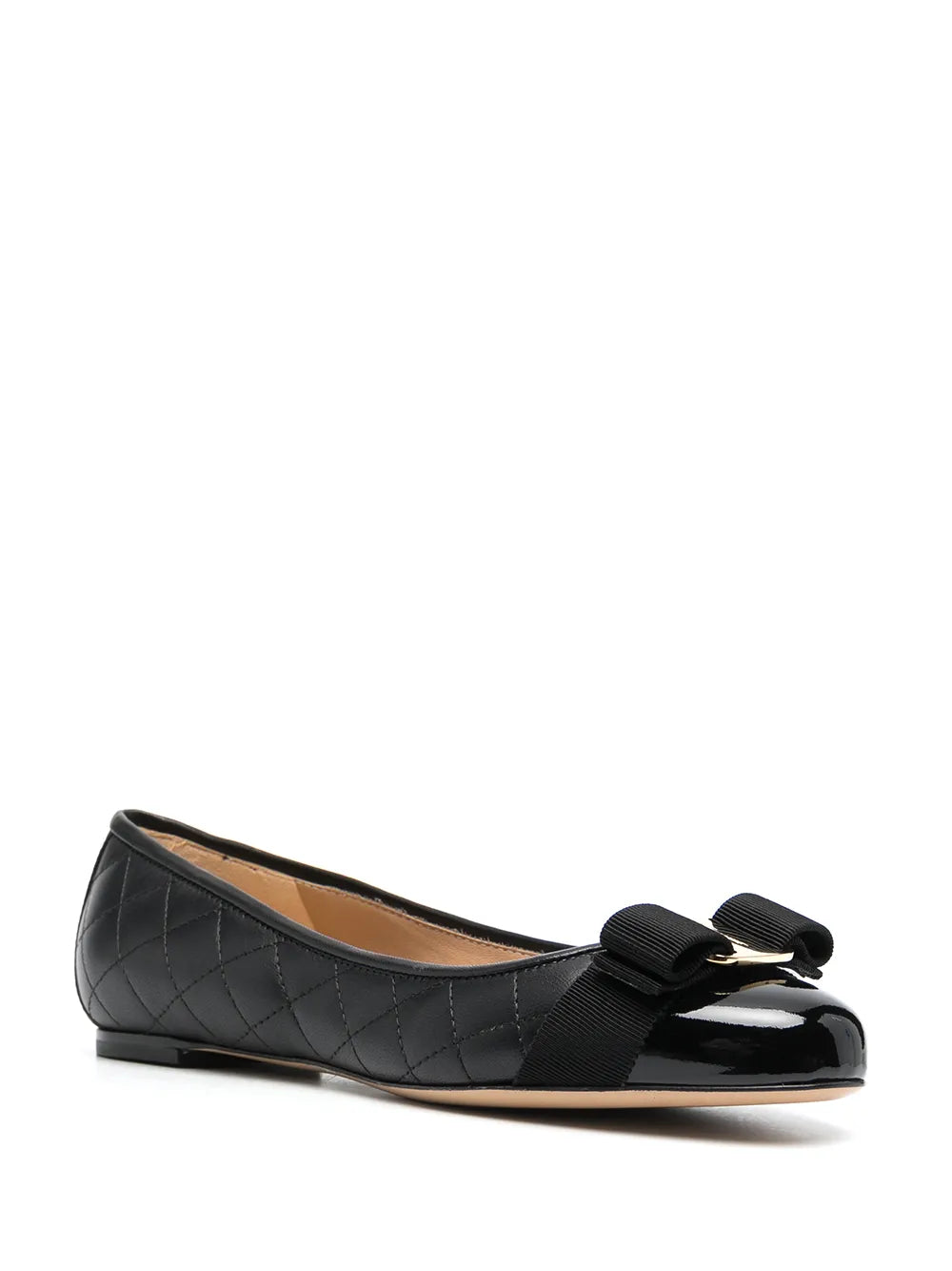 Ferragamo Varina quilted ballerina shoes