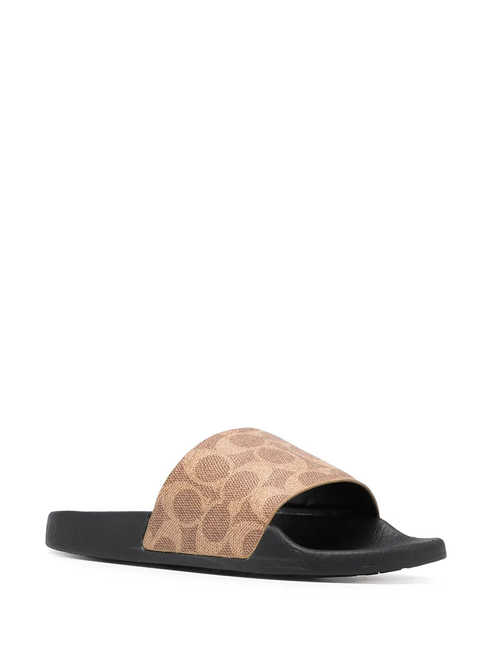 Coach monogram-print pool slides
