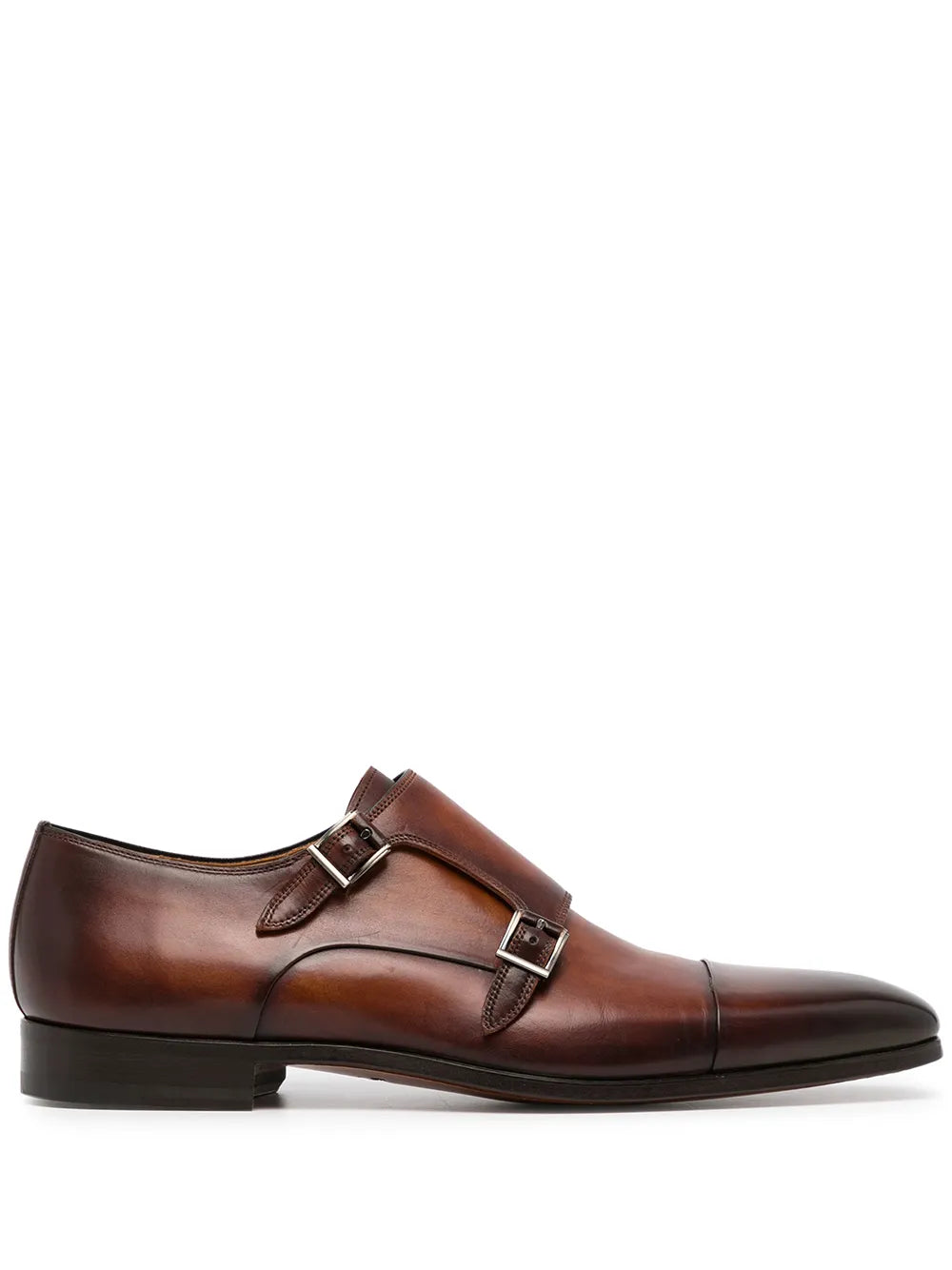 Magnanni double-buckle monk shoes