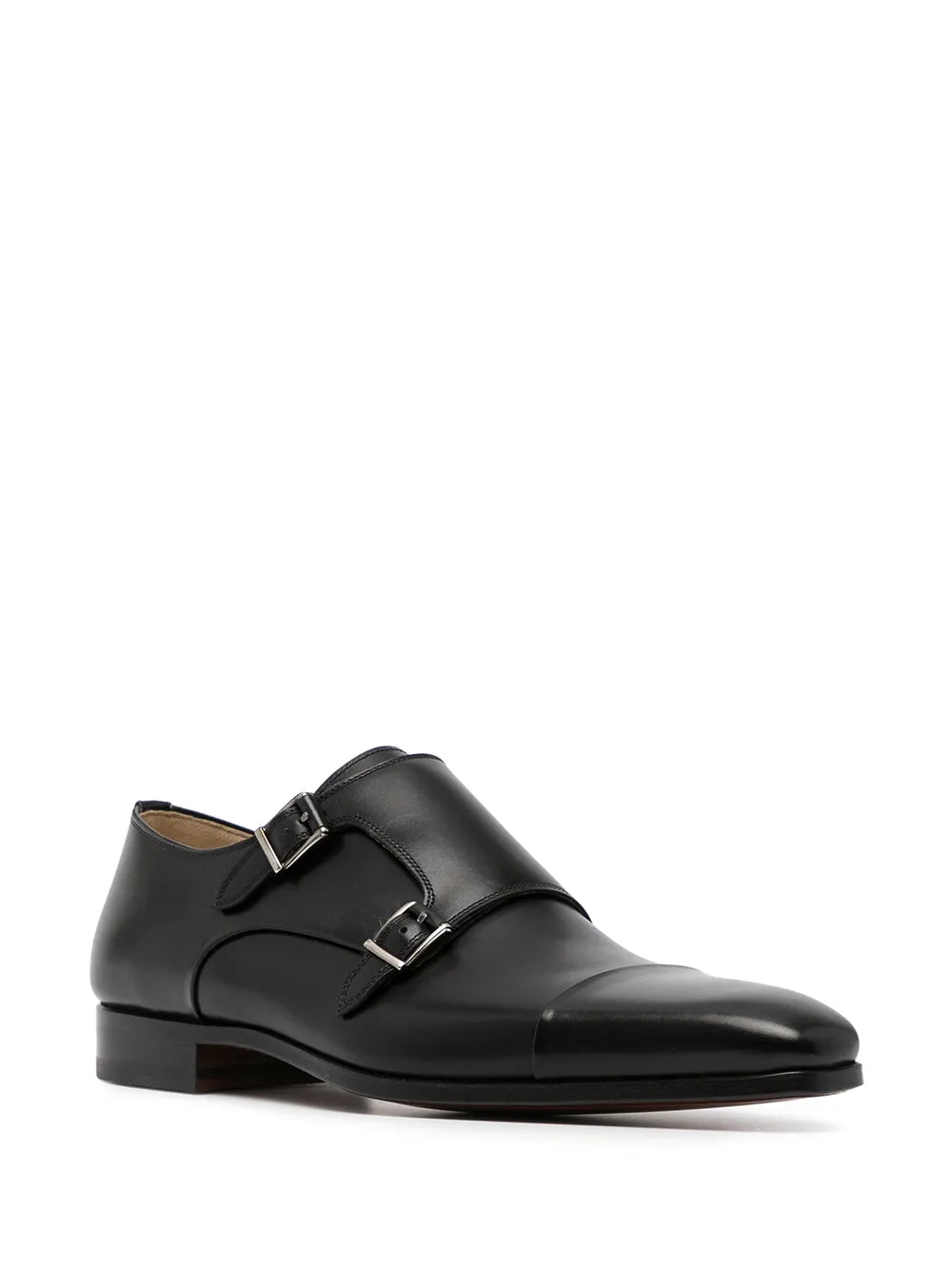 Magnanni double-buckle monk shoes