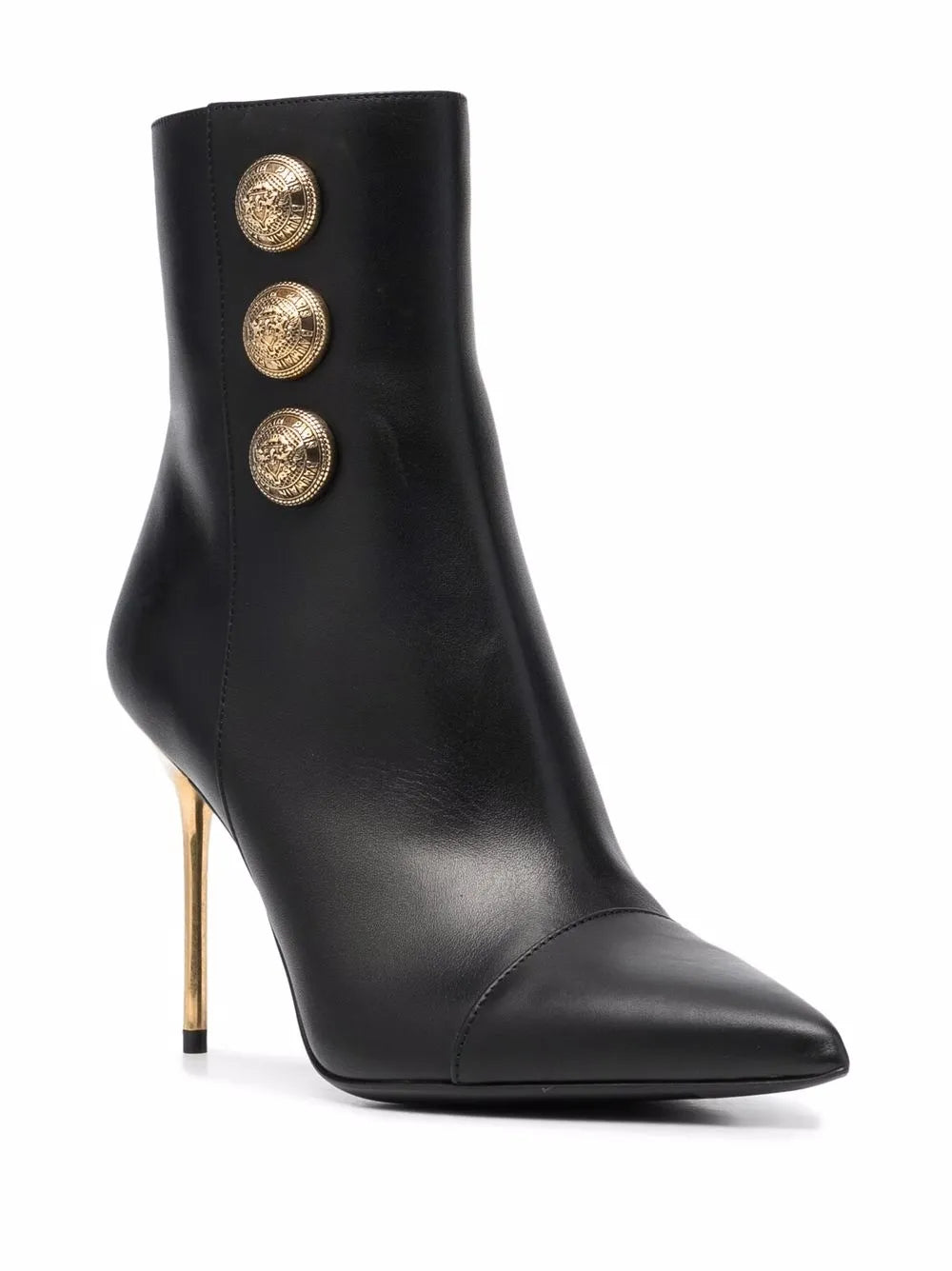 Balmain Roni leather ankle boots