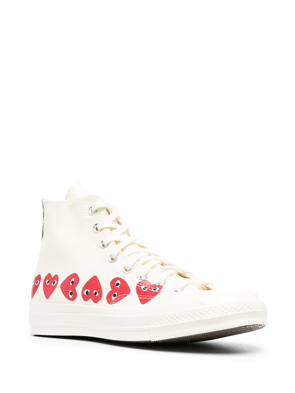 Comme Des Garçons Play x Converse Chuck 70 Hi "Multi Hearts White" sneakers