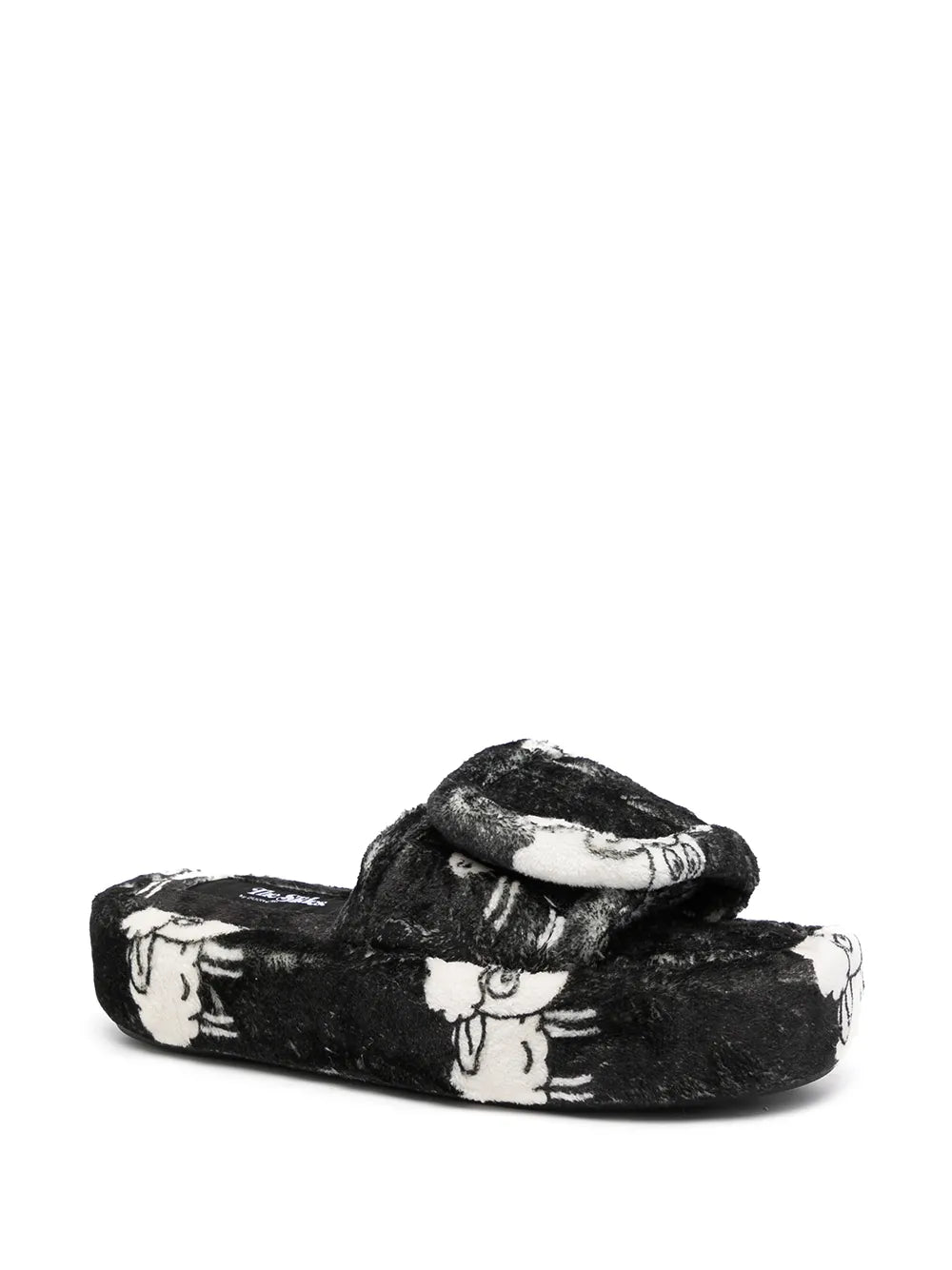 DUOltd Sheep-pattern terry slipper