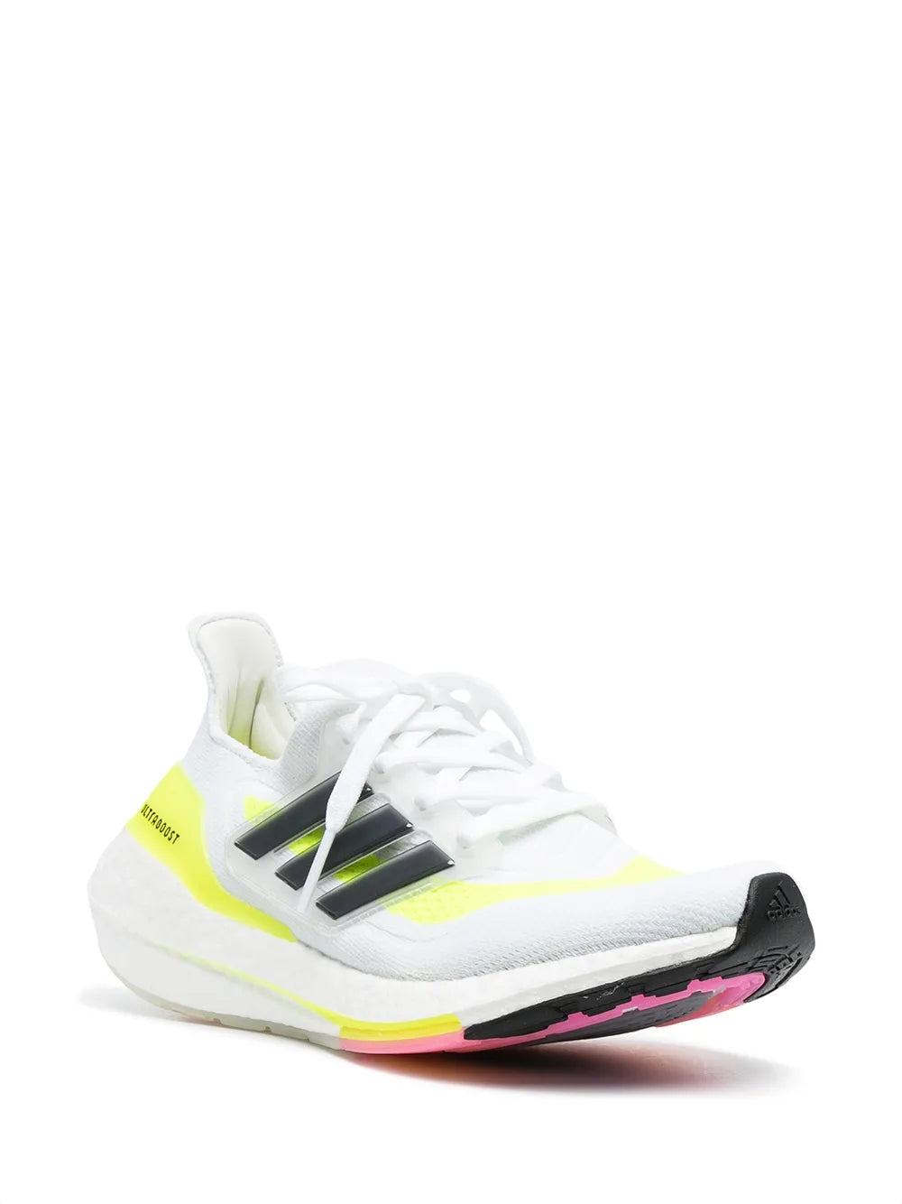 adidas Ultraboost 21 "Cloud White/Core Black/Solar Y" sneakers