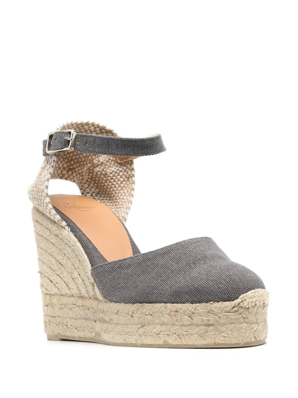 Castañer woven wedge-heel espadrilles