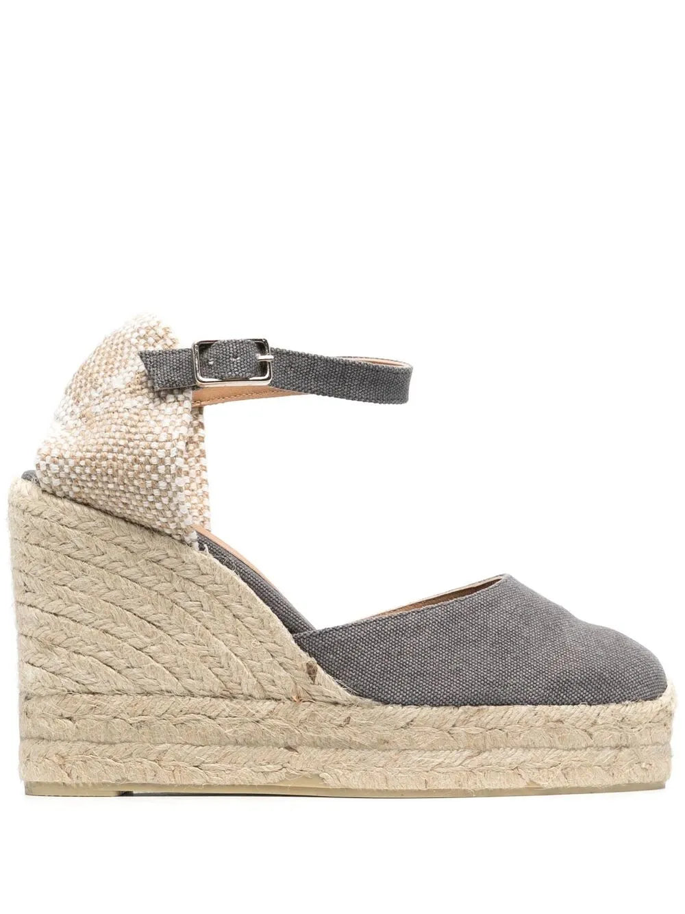 Castañer woven wedge-heel espadrilles